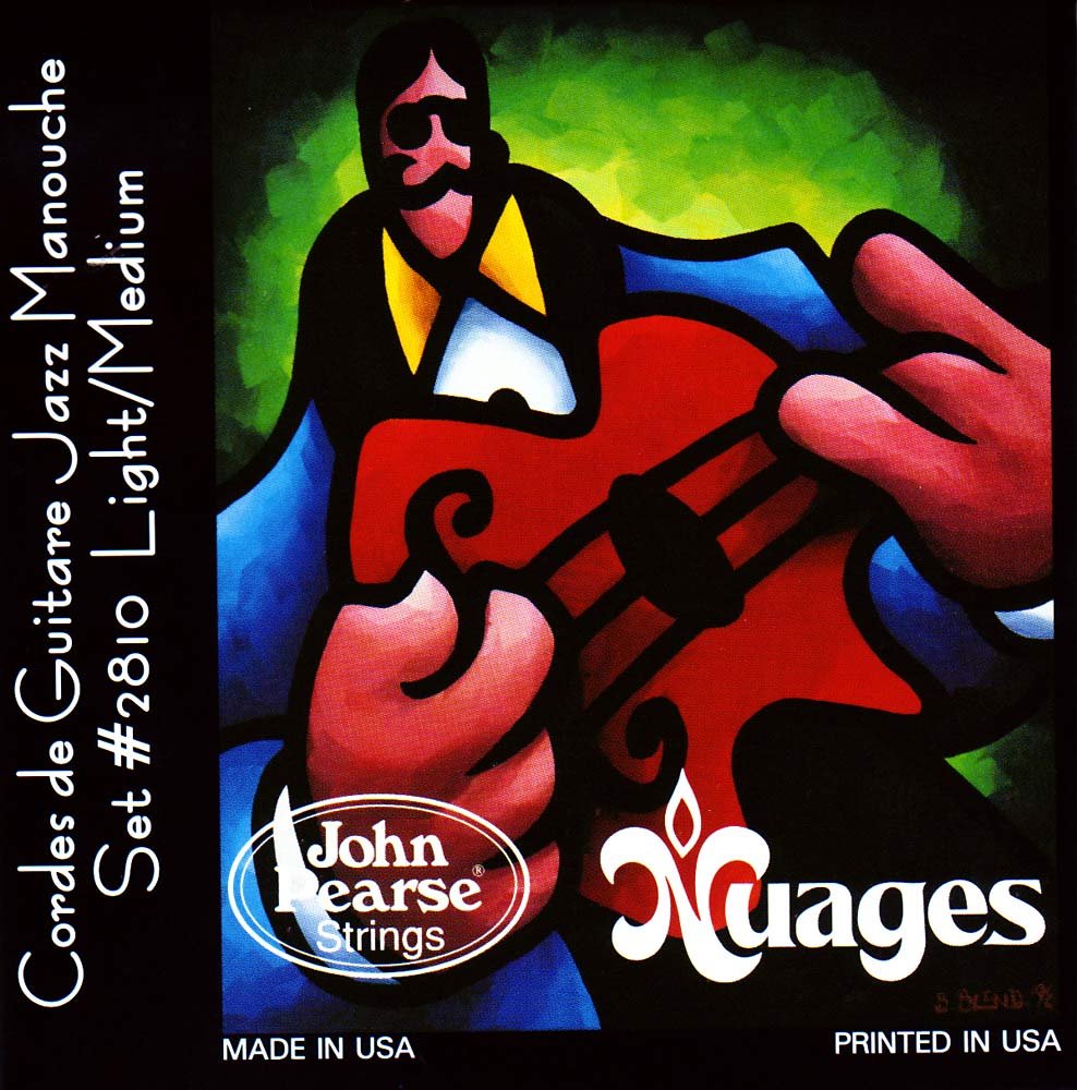 Six String Nuages Light/Medium Acoustic Guitar Strings - Perfect for Folk, Blues & Fingerstyle Playing