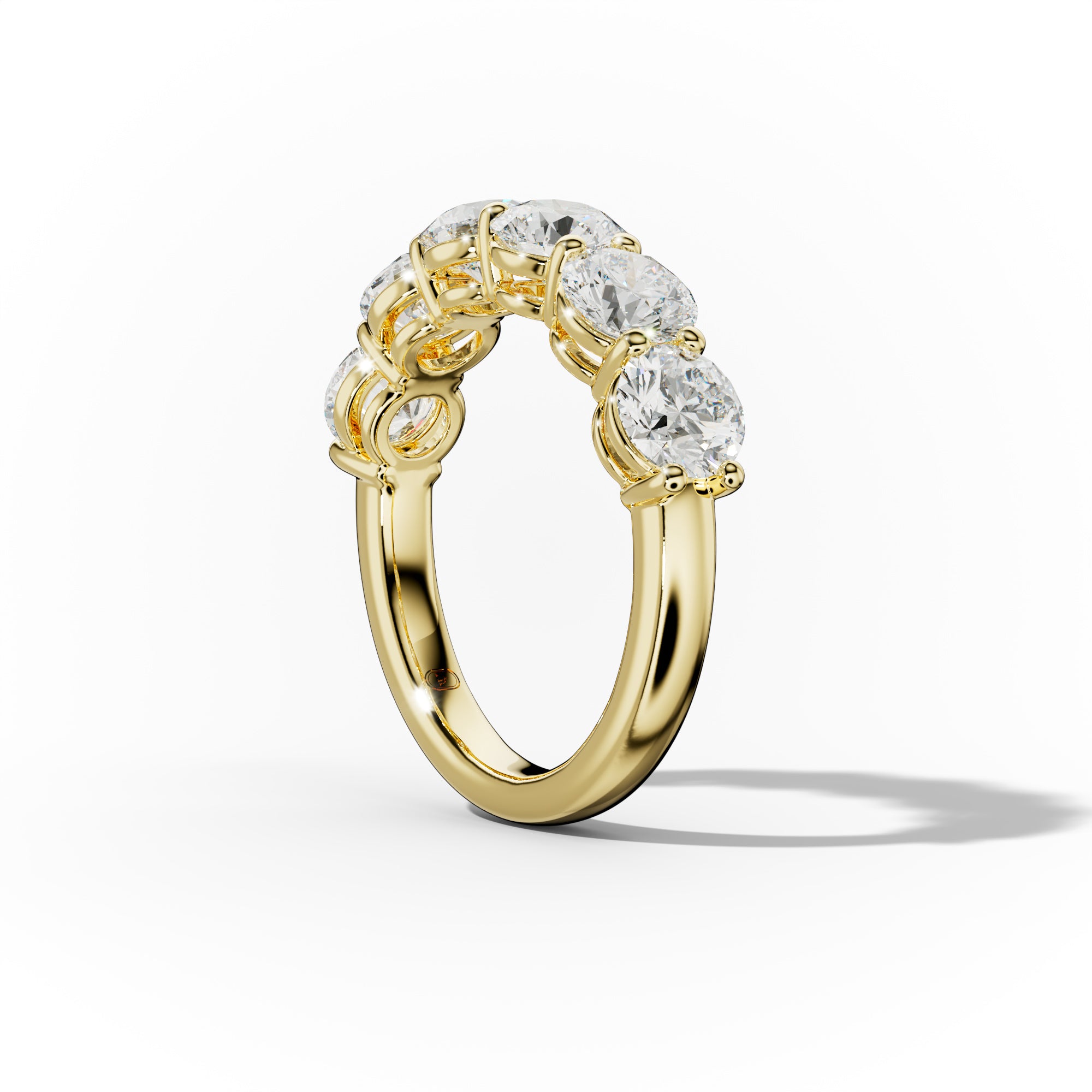 3.0 Carat Round Diamond Anniversary Ring for Women - 14K White Gold Wedding Band - Perfect for Engagement, Proposal & Special Occasions