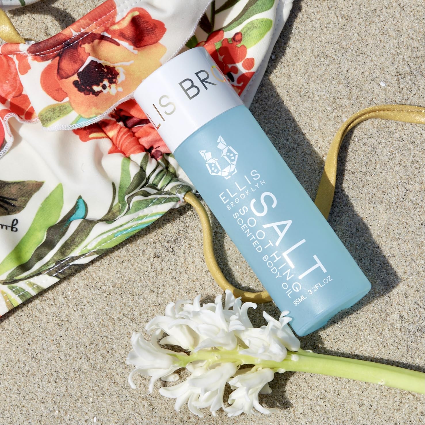 Ellis Brooklyn SALT, MYTH & SUN FRUIT Scented Body Oil for Women - Hydrating Perfume Oil with Natural Ingredients | Perfect for Daily Moisturizing, Spa Days & Gift Giving