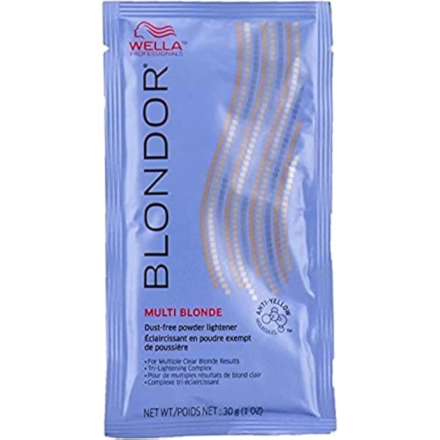 Wella Blondor Lightening Powder 30ml - Professional Hair Bleach for Blonde Highlights & Balayage | Salon-Quality Lightener for At-Home & Professional Use