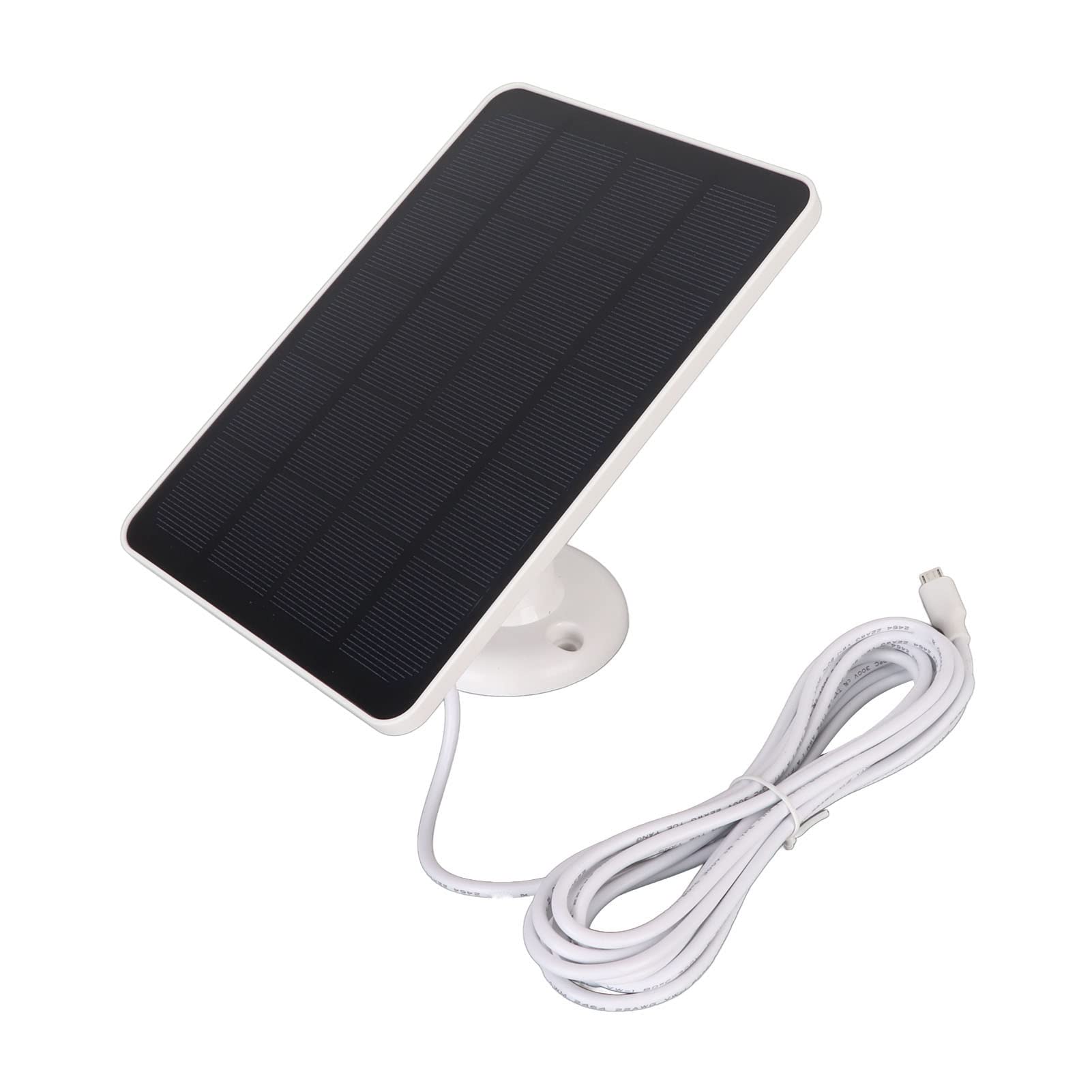 Mtlavishness 6 Camera Solar Panel - IP65 Waterproof, 5V 4W High Efficiency USB Security Camera (White) for Outdoor Home Surveillance & Property Monitoring