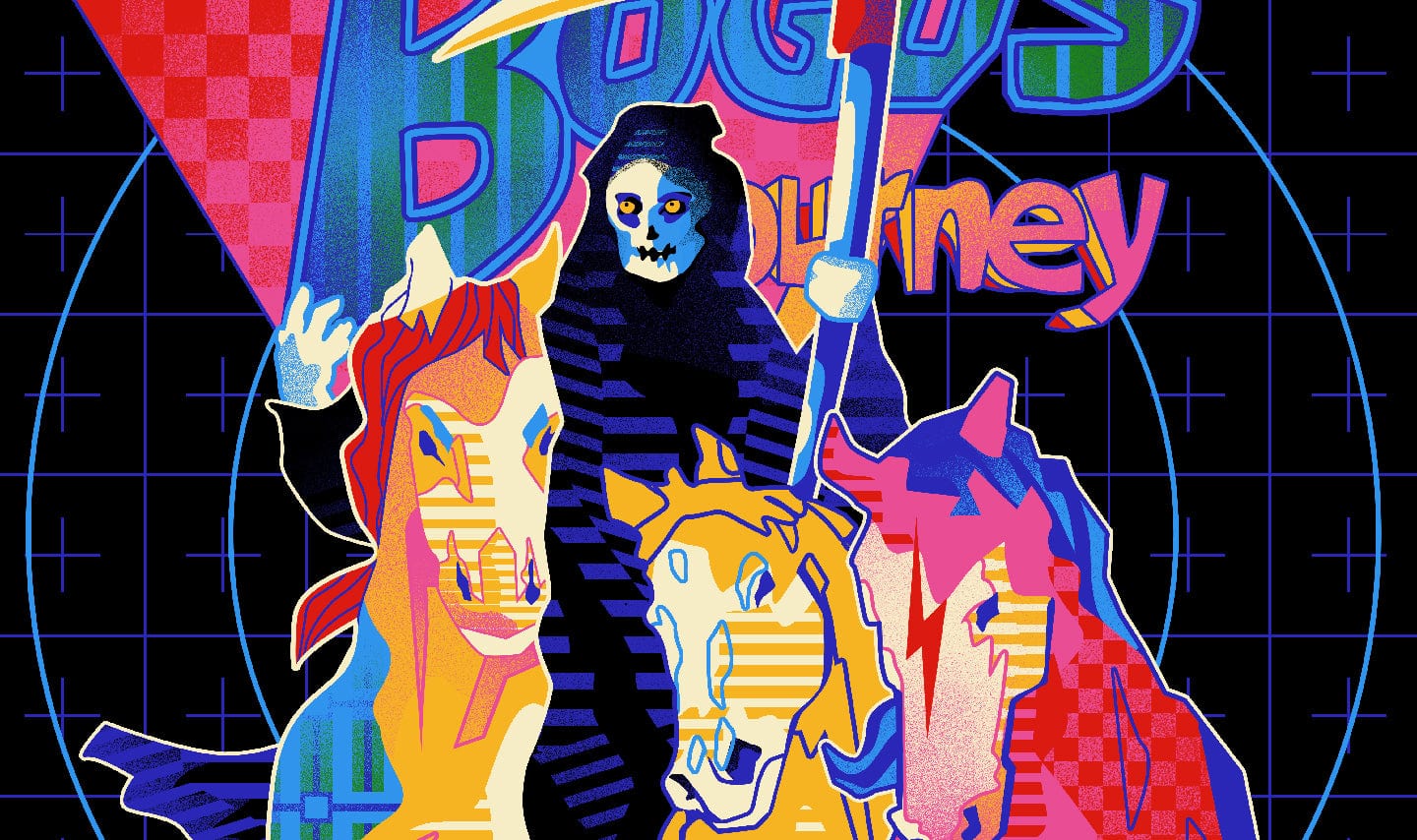 Bill & Ted's Bogus Journey Movie Poster - Classic 90s Film Wall Art Decor for Home, Office & Theater Rooms