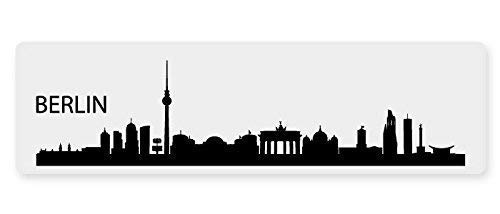 Carframes18 Berlin Skyline Vinyl Sticker - Premium Car Window, Bumper & Laptop Decal - Perfect for Cars, Trucks, Laptops & Water Bottles - Show Your Love for Berlin Cityscape