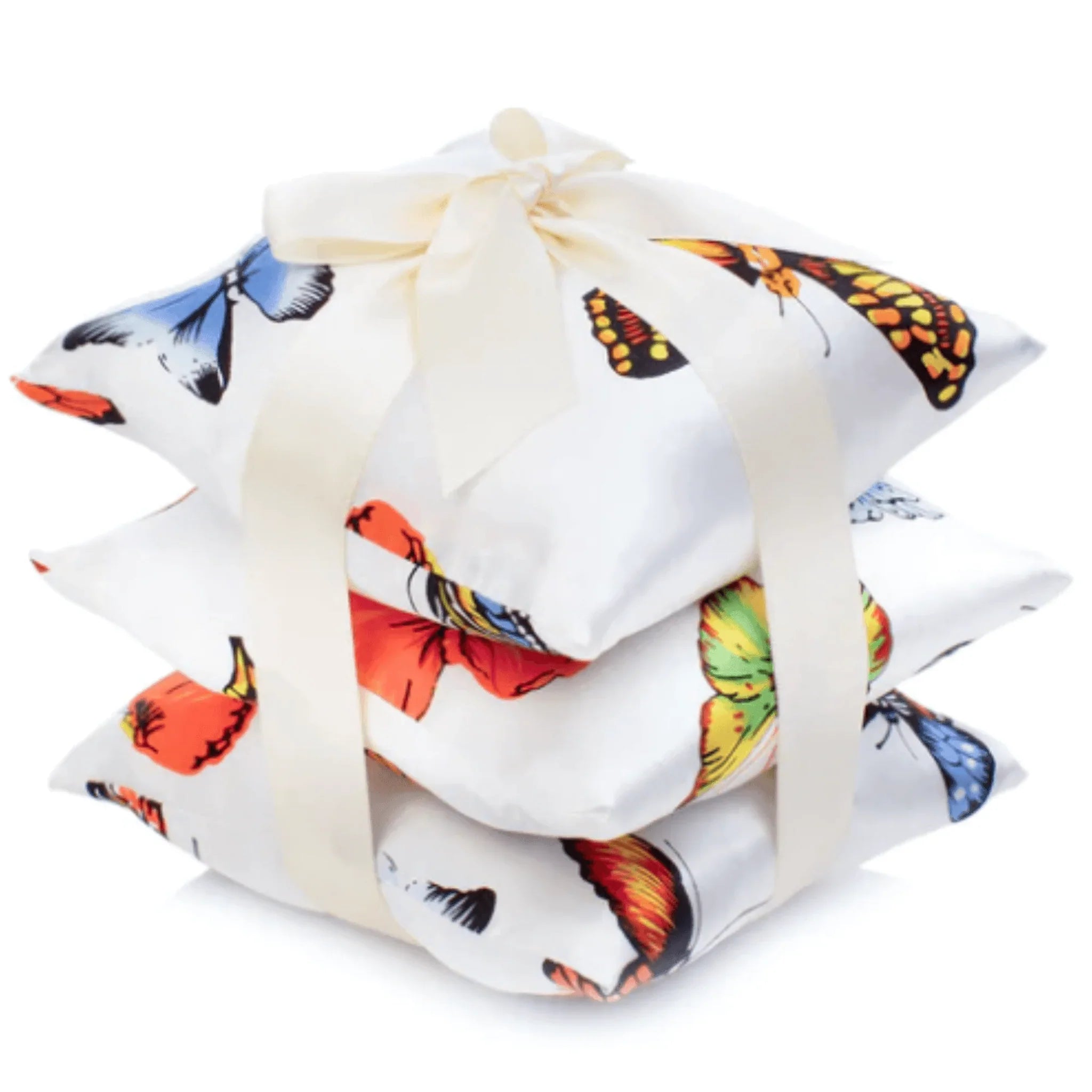 Premium Butterfly Silk Sachet Set - Natural Fragrance Pouch for Drawers, Closets & Cars | Aromatherapy Home Decor Gift for Women