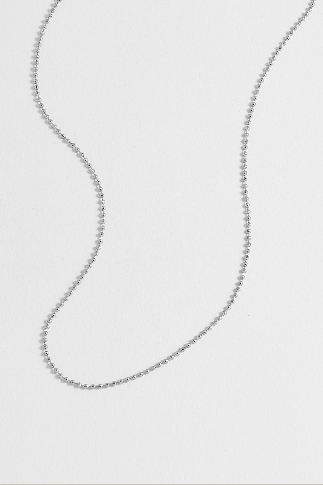 Men's Ball Chain Necklace - Stainless Steel Adjustable Rope Chain for Men - Perfect for Everyday Wear, Gifts & Layering Jewelry