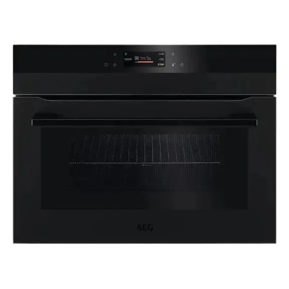 AEG 60cm Compact CombiQuick Microwave Oven - Fast Cooking & Baking | Perfect for Small Kitchens & Apartments | Quick Meals & Reheating