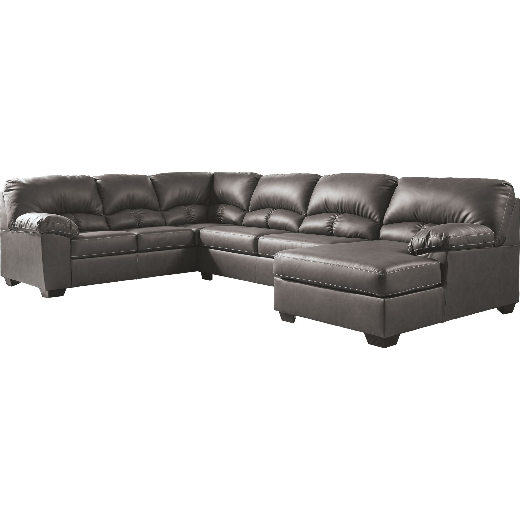 Aberton 3-Piece Modular Sectional Sofa Set - Modern L-Shaped Couch with Chaise for Living Room, Family Room & Apartment