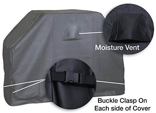 Minnesota Wild Heavy-Duty 72-Inch BBQ Grill Cover - Waterproof & UV Resistant for Outdoor Gas & Charcoal Grills - Perfect for Tailgating, Camping & Backyard BBQs