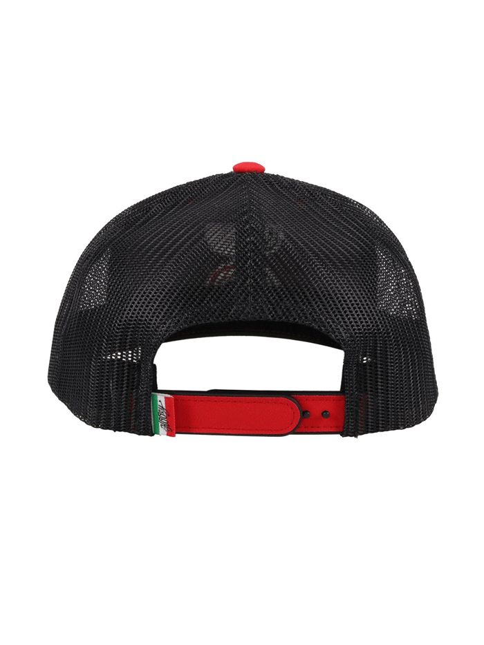 Hooey 2118T RDBK BOQUILLAS Mid Profile Snapback Trucker Hat - Black & Red Adjustable Cap for Men & Women - Perfect for Outdoor Activities, Fishing, Hunting, and Casual Wear