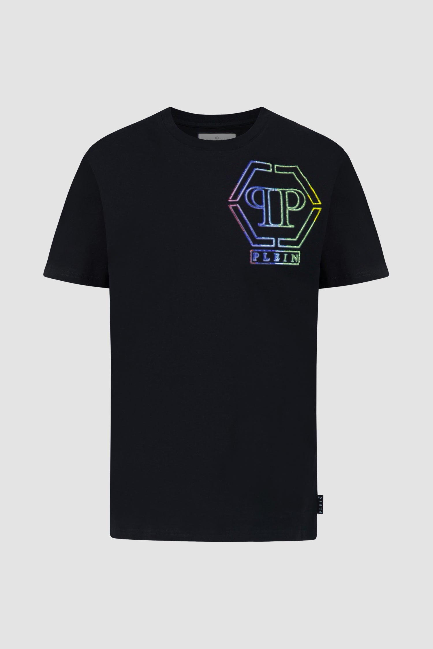 Philipp Plein Black Short Sleeve T-Shirt for Men - Stylish Casual Tee for Everyday Wear, Street Fashion & Summer Outfits
