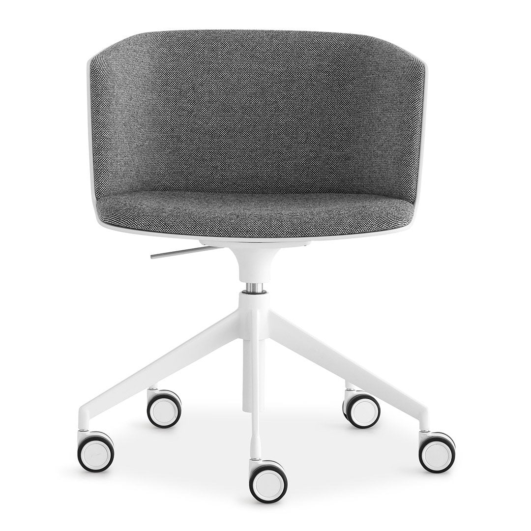 Ergonomic Office Chair with 5-Star Base - Adjustable Height & Padded Seat for Home & Office Workspaces - Perfect for Long Hours of Sitting, Gaming, or Remote Work