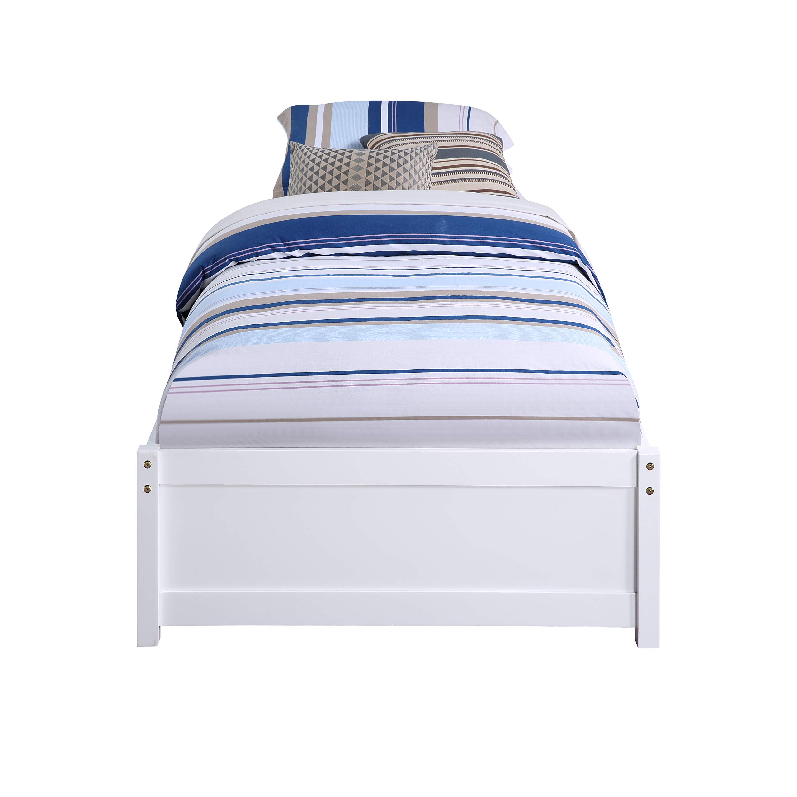 Anwick Twin Storage Bed Frame - Solid Wood, No Box Spring Needed for Bedroom & Living Room