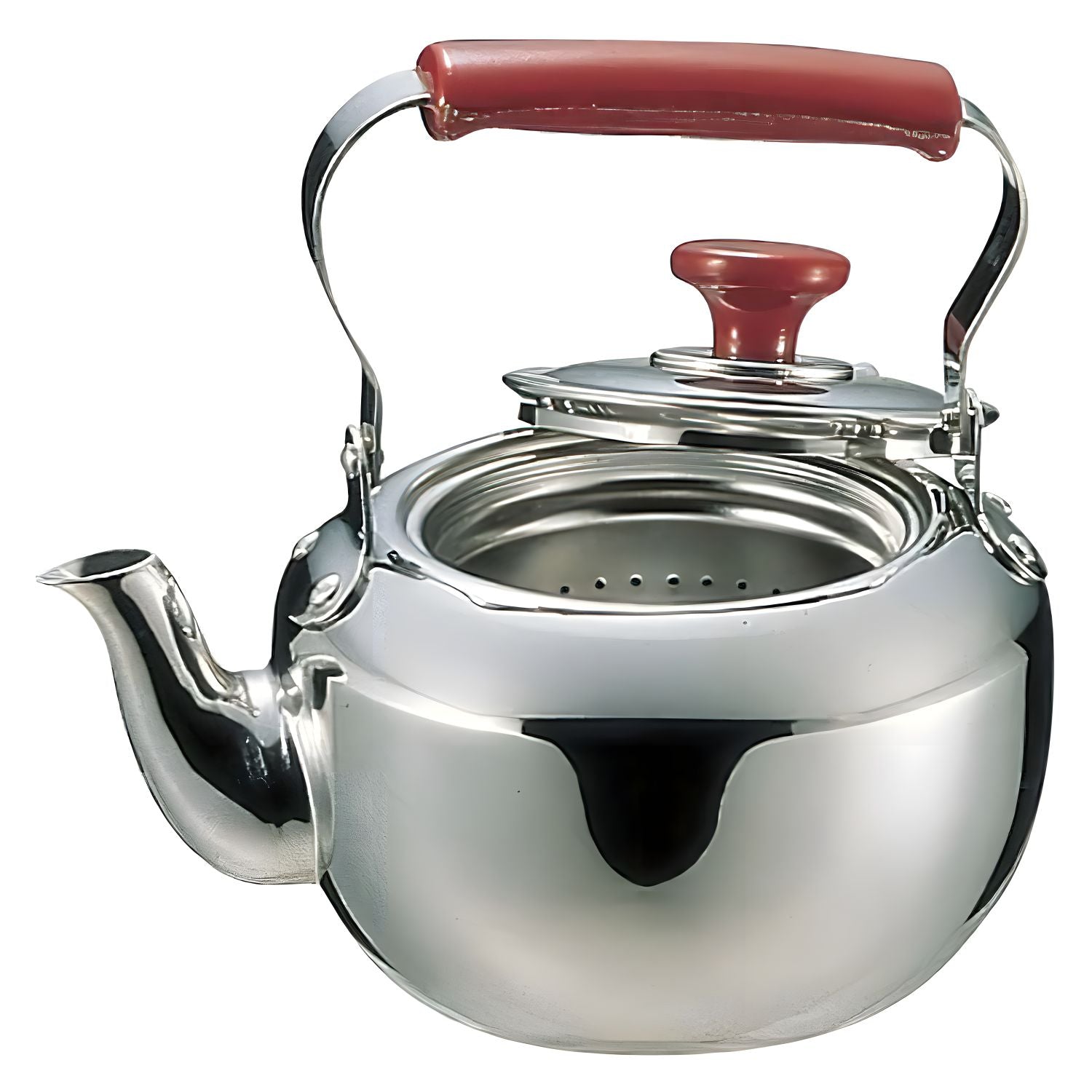 Premium Gyokkodou Japanese Stainless Steel Kyusu Teapot with Built-in Tea Strainer - Perfect for Green Tea, Sencha & Matcha Brewing at Home or Office