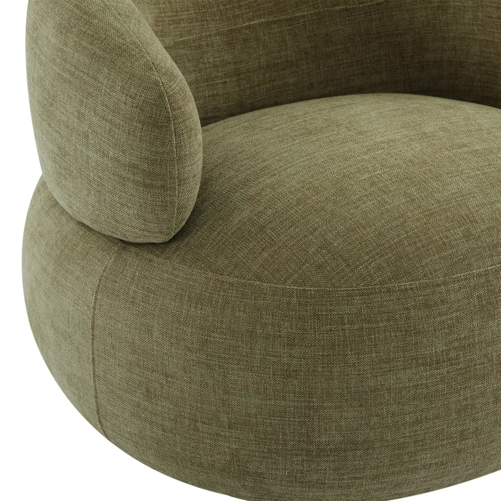 Greenwich Occasional Chair - Sage Chenille Upholstered Accent Chair for Living Room, Bedroom, or Office - Comfortable & Stylish Home Decor