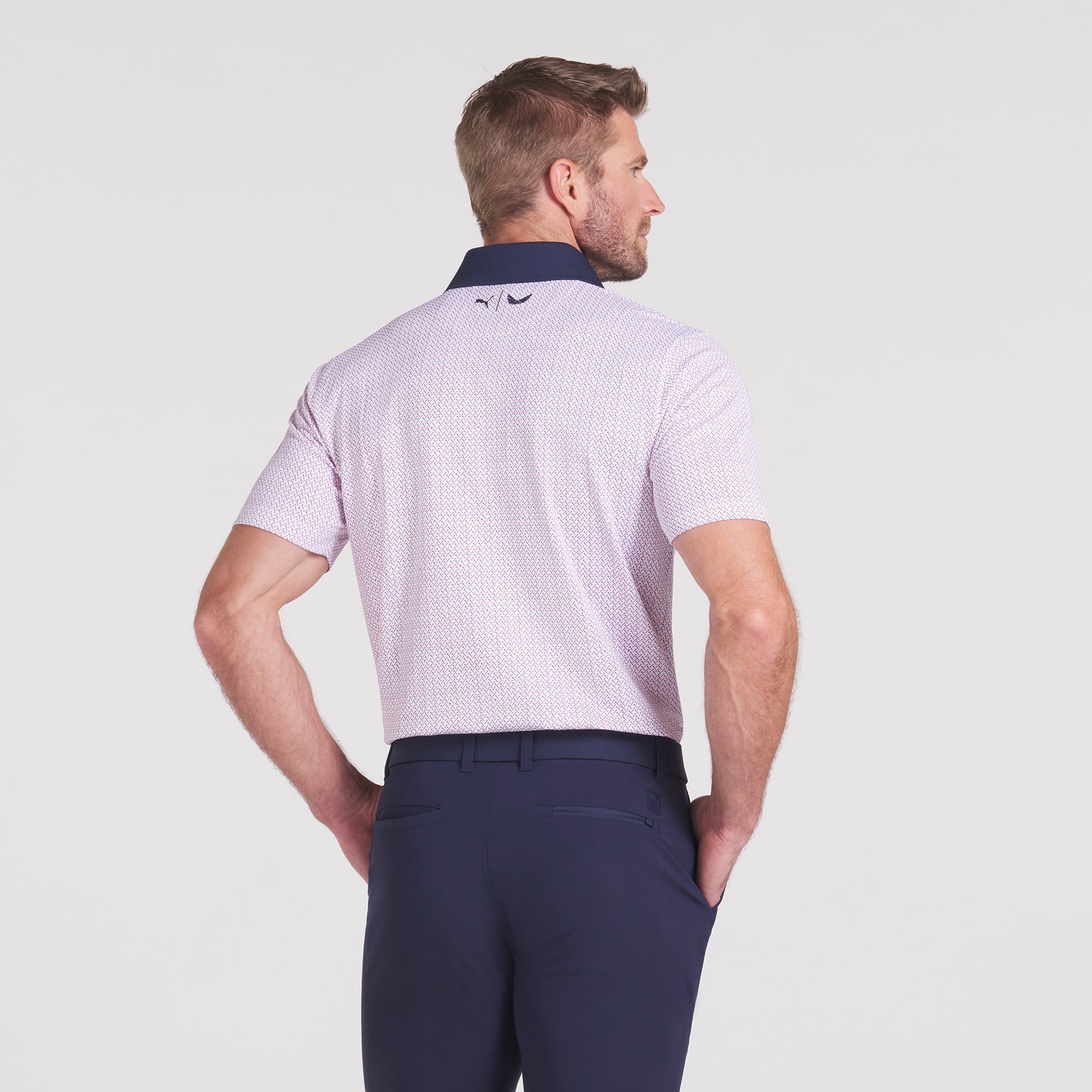 Volition Men's Performance Golf Polo Shirt - Moisture Wicking & UV Protection for Golf, Tennis & Casual Wear
