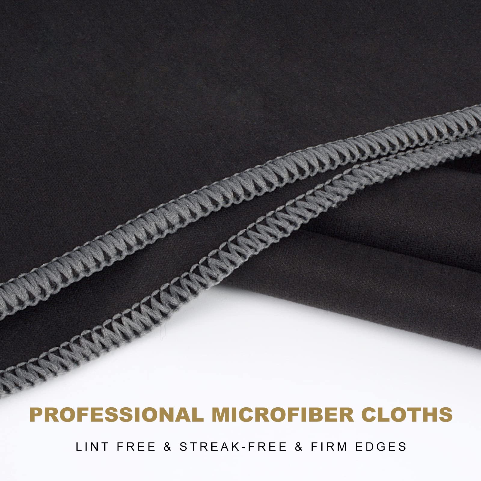 Premium Microfiber Glass Polishing Cloths - 20x25 Inch (4-Pack) for Wine Glasses & Dishes - Lint-Free Drying Towels