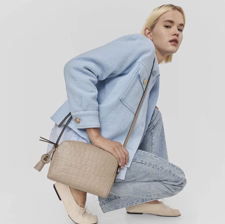 TOUS Sherton Crossbody Bag for Women - Stylish Leather Shoulder Purse with Adjustable Strap, Perfect for Work, Travel & Everyday Use