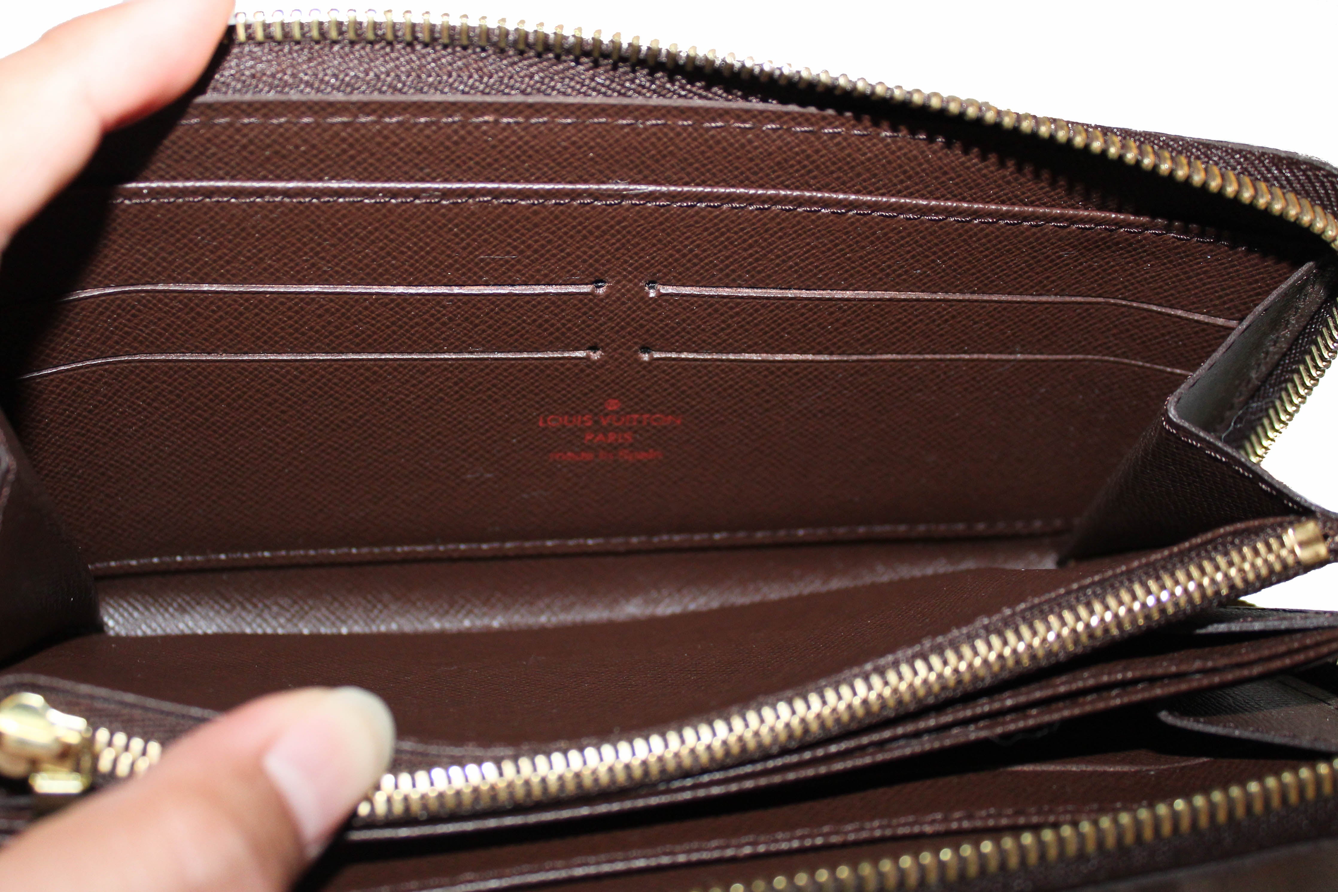 Authentic Louis Vuitton Damier Ebene Zippy Wallet for Women & Men | Genuine Leather Luxury Bifold Wallet | Perfect for Travel, Business & Everyday Use