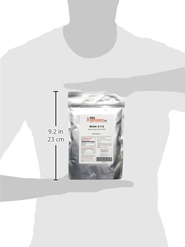 BulkSupplements.com BCAA 3:1:2 Powder - Unflavored Branched Chain Amino Acid Supplement for Muscle Recovery & Workout Performance - 1500mg per Serving, 250g (8.8 oz) - Ideal for Athletes, Bodybuilders & Fitness Enthusiasts