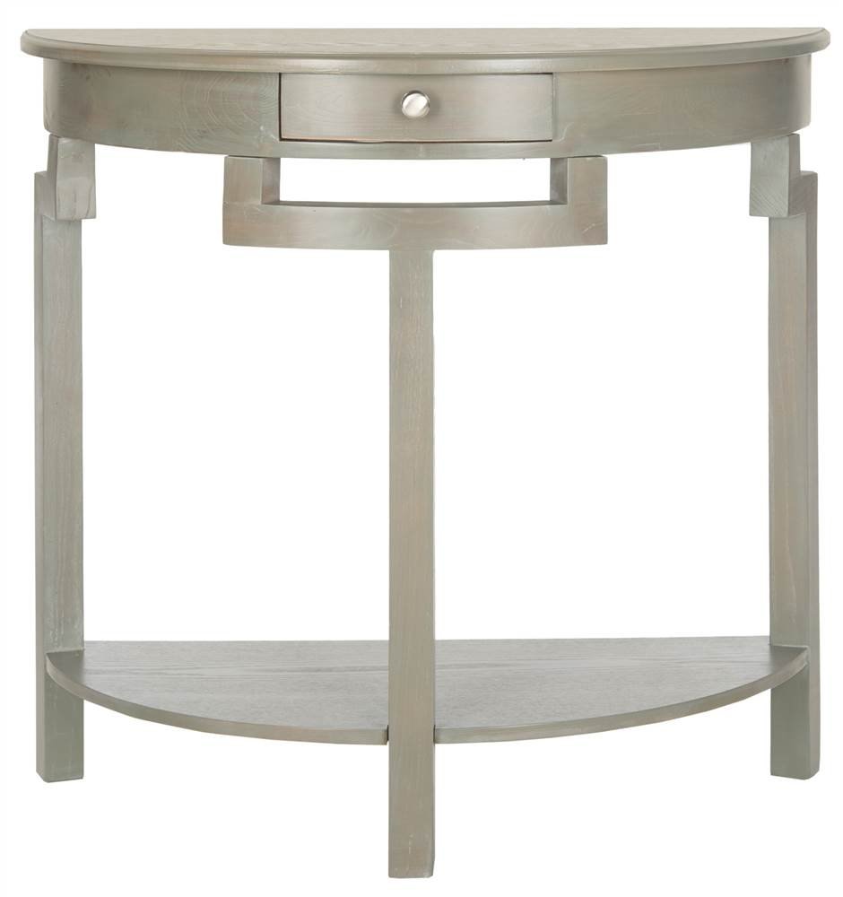SAFAVIEH Home Collection Liana Ash Grey 1-Drawer Console Table - Modern Entryway Furniture for Hallway, Living Room & Foyer Decor