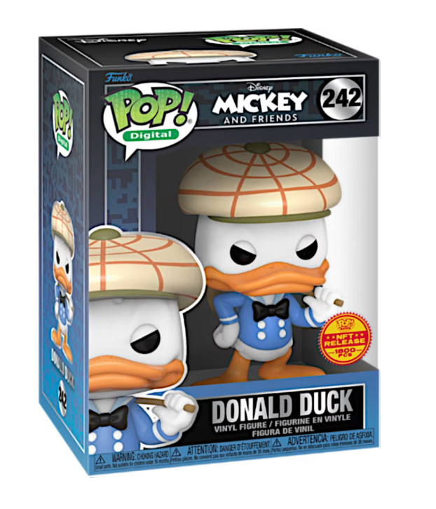Disney Mickey & Friends Donald Duck NFT Redemption 1800-Piece Funko Pop Collectible Figure – Limited Edition for Disney Fans & Collectors | Perfect for Home Display, Office Decor, and Gift Giving