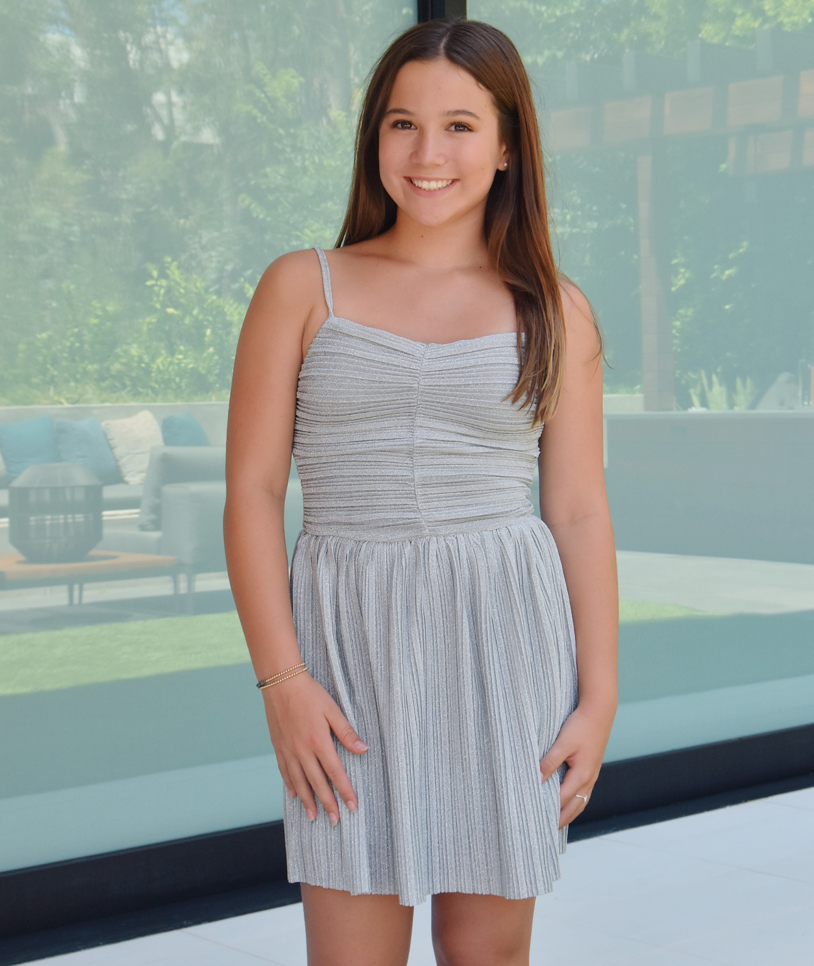 Katie J NYC Girls Sabrina Shimmer Party Dress - Sparkly Sequined Formal Gown for Birthday, Pageant & Special Occasions