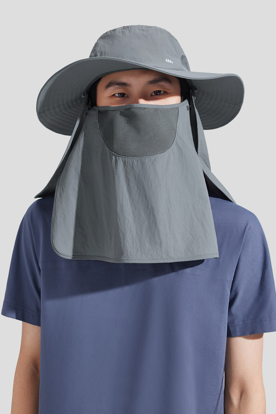 UPF50+ Men's Full Coverage Sun Protection Fishing Hat - Wide Brim Outdoor Hat for Fishing, Hiking & Beach - UV Protective Sun Hat for Men