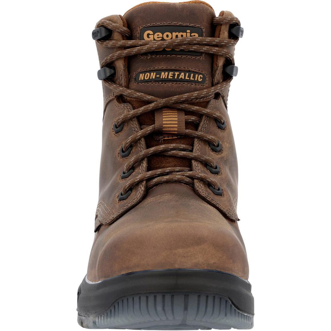 FLXpoint ULTRA Waterproof Steel Toe Work Boots for Men - Slip Resistant & Comfortable Safety Shoes for Construction, Hiking & Outdoor Work