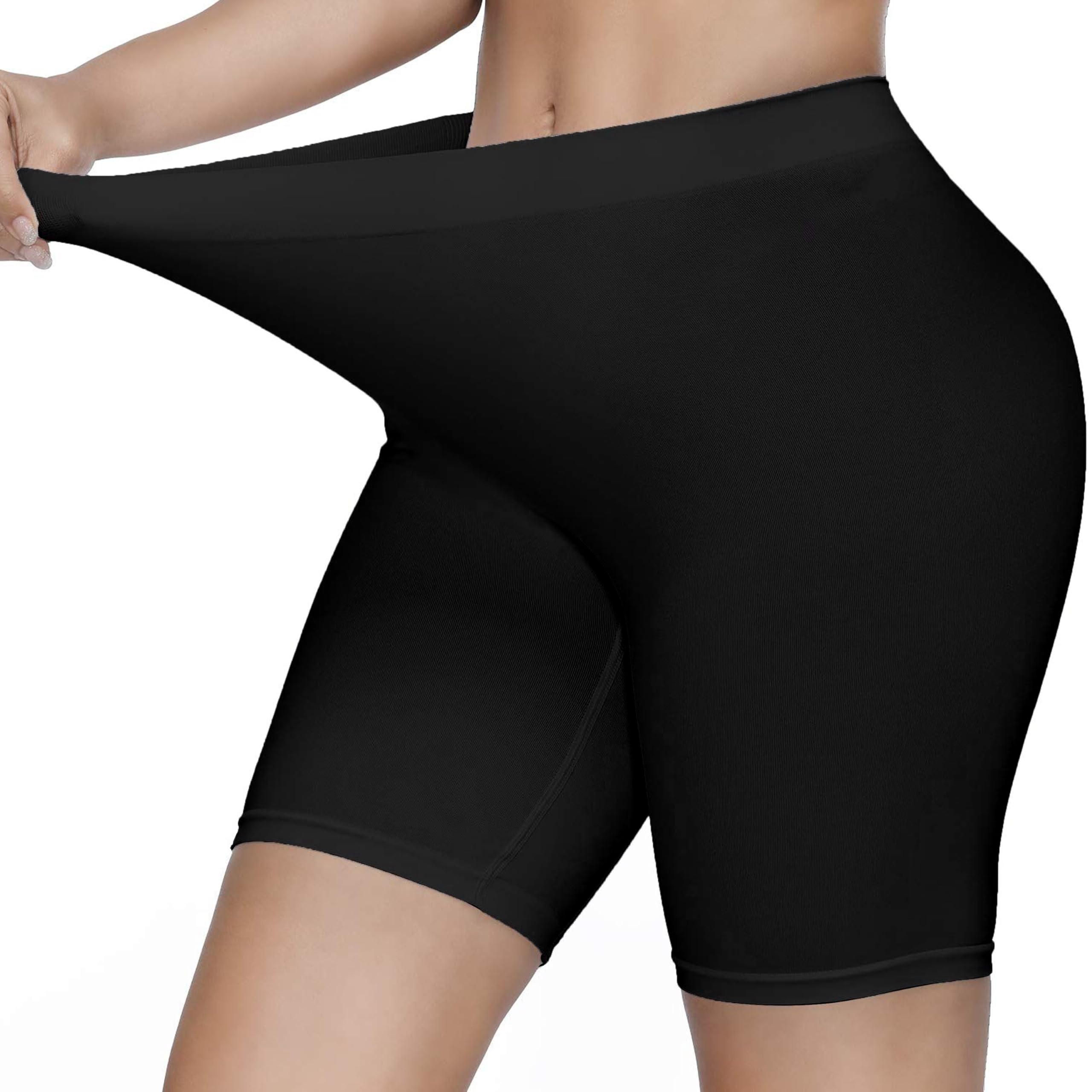 KYDA® Women's Anti-Bacterial Cycling Shorts - High Waist Stretchable Yoga & Gym Workout Shorts with Built-in Under Skirt | Perfect for Biking, Yoga, Running, and Everyday Wear