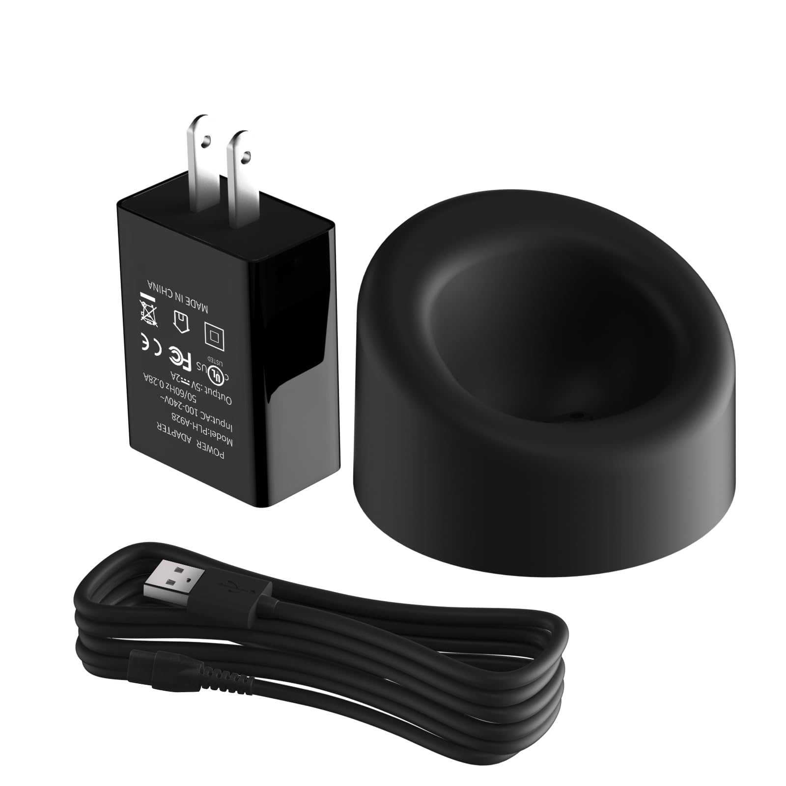 MANSCAPED Replacement Charger for Lawn Mower 3.0/2.0 & Weed Whacker Trimmer - Fast 5V2A AC Adapter with Charging Stand - Perfect for Travel & Home Grooming