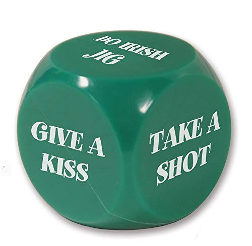 Beistle 30426 St. Patrick's Day Dice Game - Fun Irish Party Game with 2 Dice for Adults & Kids - Perfect for St. Paddy's Day Celebrations, Family Gatherings & Pub Parties
