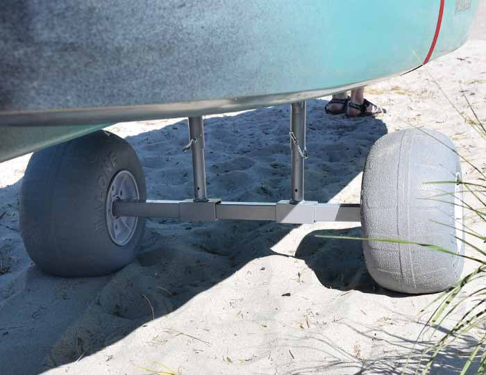 **Malone TraverseTRX S Bunk Style Canoe & Kayak Cart with Balloon Beach Tires – Heavy-Duty Watercraft Carrier for Easy Transport to Lakes, Rivers & Beaches**