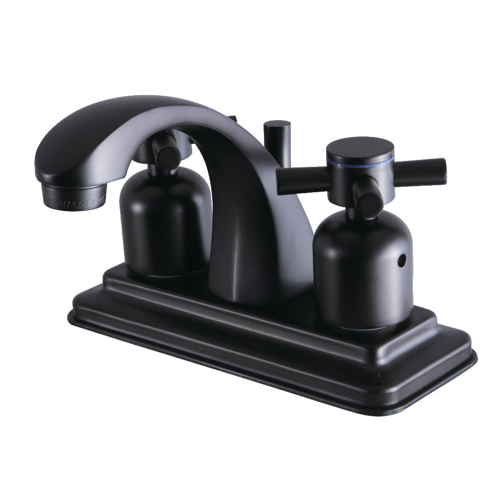 Kingston Brass KB4641DX 4-Inch Centerset Bathroom Faucet - Chrome Finish, Single Handle, Low Flow - Perfect for Small Bathroom Sinks, Powder Rooms & Guest Baths