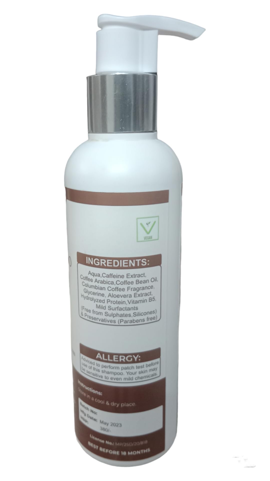 Kaivalyam Coffee Shampoo for Hair Growth - 200ml | Scalp Health & Shine Enhancing Formula | Volumizing & Exfoliating | Perfect for Thinning Hair & Daily Hair Care