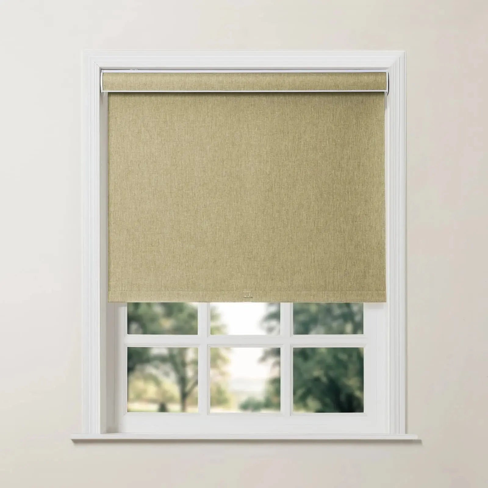 Blackout Cordless Roller Shades for Windows - Room Darkening Window Treatments for Bedroom, Nursery & Home Theater - Premium Fabric by Alvin Boutique