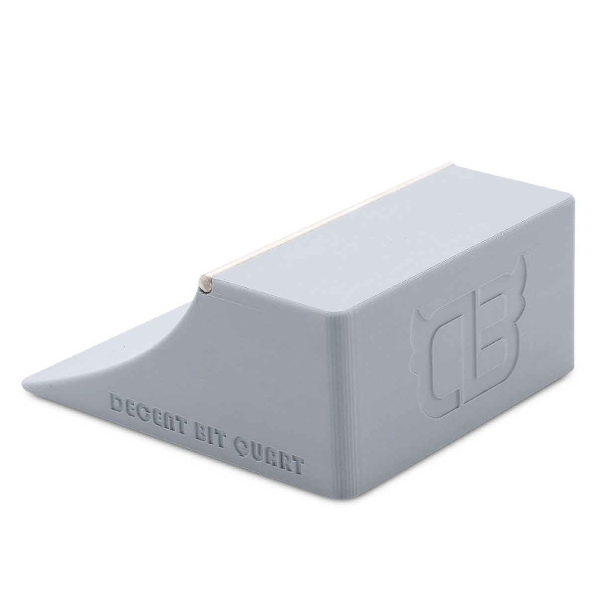 DecentBit Fingerboard Ramp - 6 Quarter Pipe Skateboard Mini Ramp for Finger Skateboarding - Perfect for Tricks, Stunts & Indoor Practice