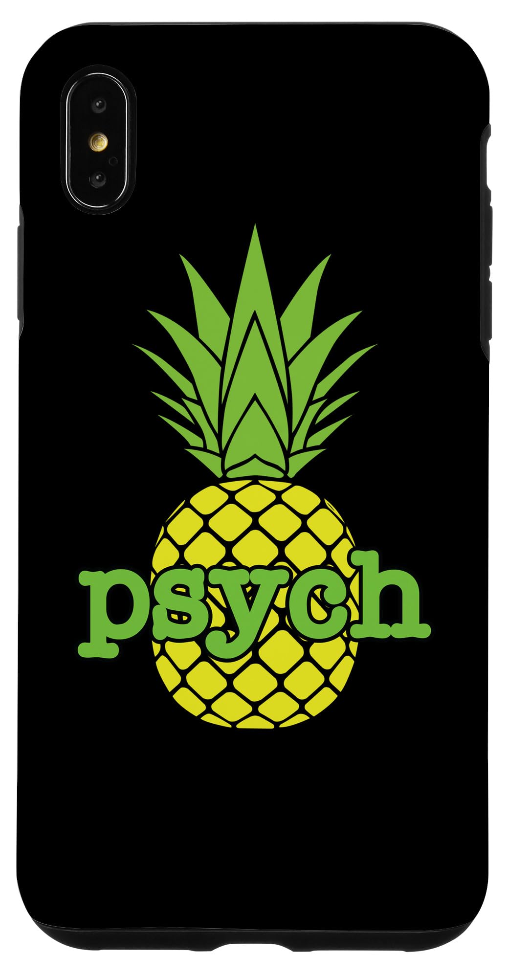 Funny Pineapple Fruit iPhone XS Max Case - Durable Protective Cover for Everyday Use, Travel & Gifts
