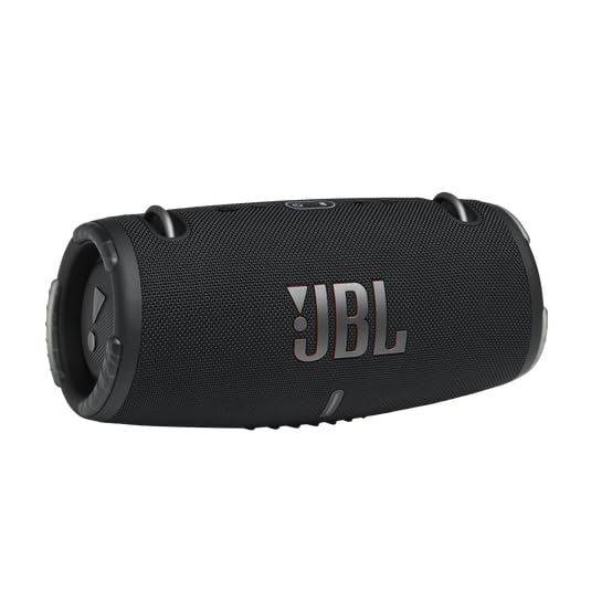 JBL Xtreme 3 Waterproof Bluetooth Speaker Bundle with gSport Carbon Fiber Case & Shoulder Strap - Portable Wireless Speaker for Outdoor, Beach, Pool Party & Travel (Black)