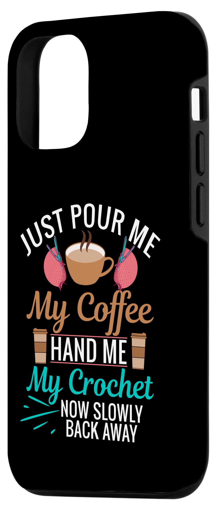 Funny Crochet Phone Case for iPhone 12/12 Pro - 