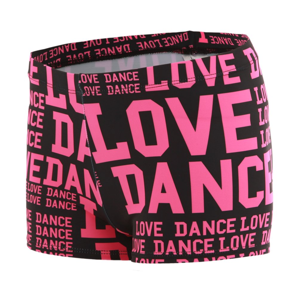Love Dance Athletic Booty Shorts for Kids | Alexandria Collection | Perfect for Dance Classes, Gymnastics & Active Play