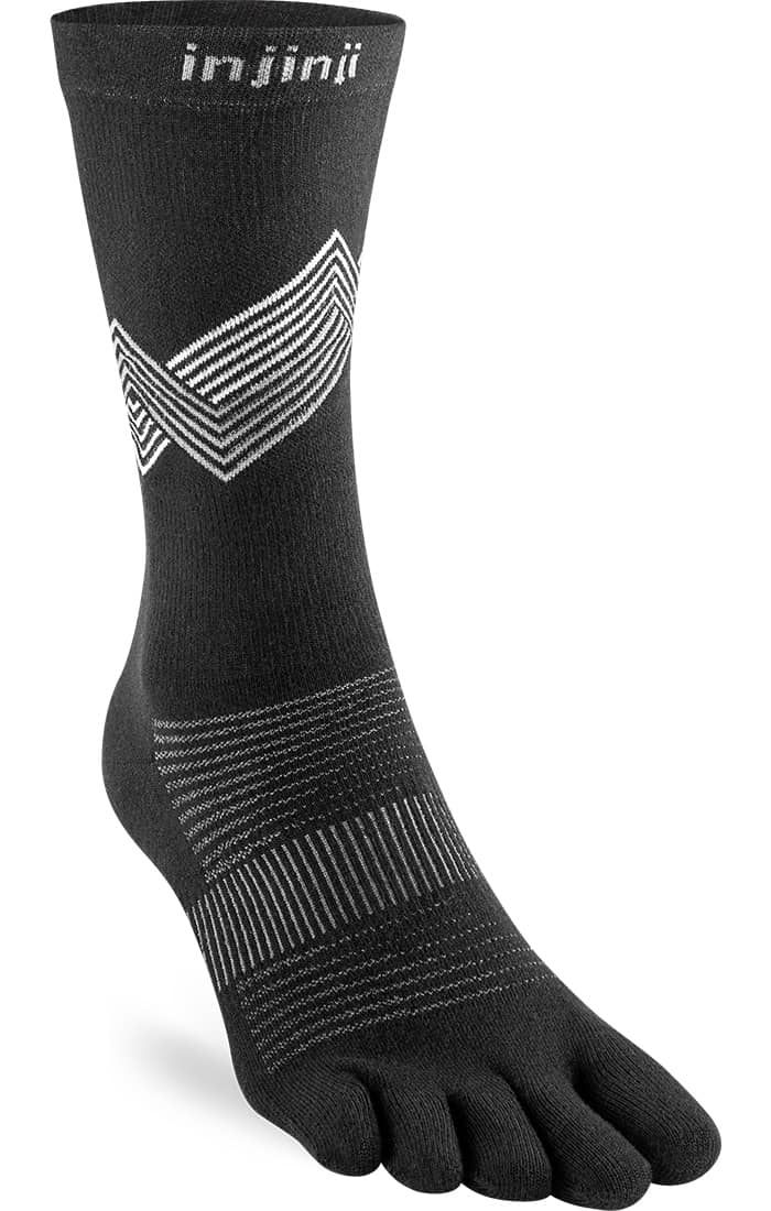 Injinji Run Lightweight No-Show Toe Socks - Breathable & Moisture-Wicking for Running, Hiking & Outdoor Sports - Barefoot Shoes & Minimalist Footwear Friendly