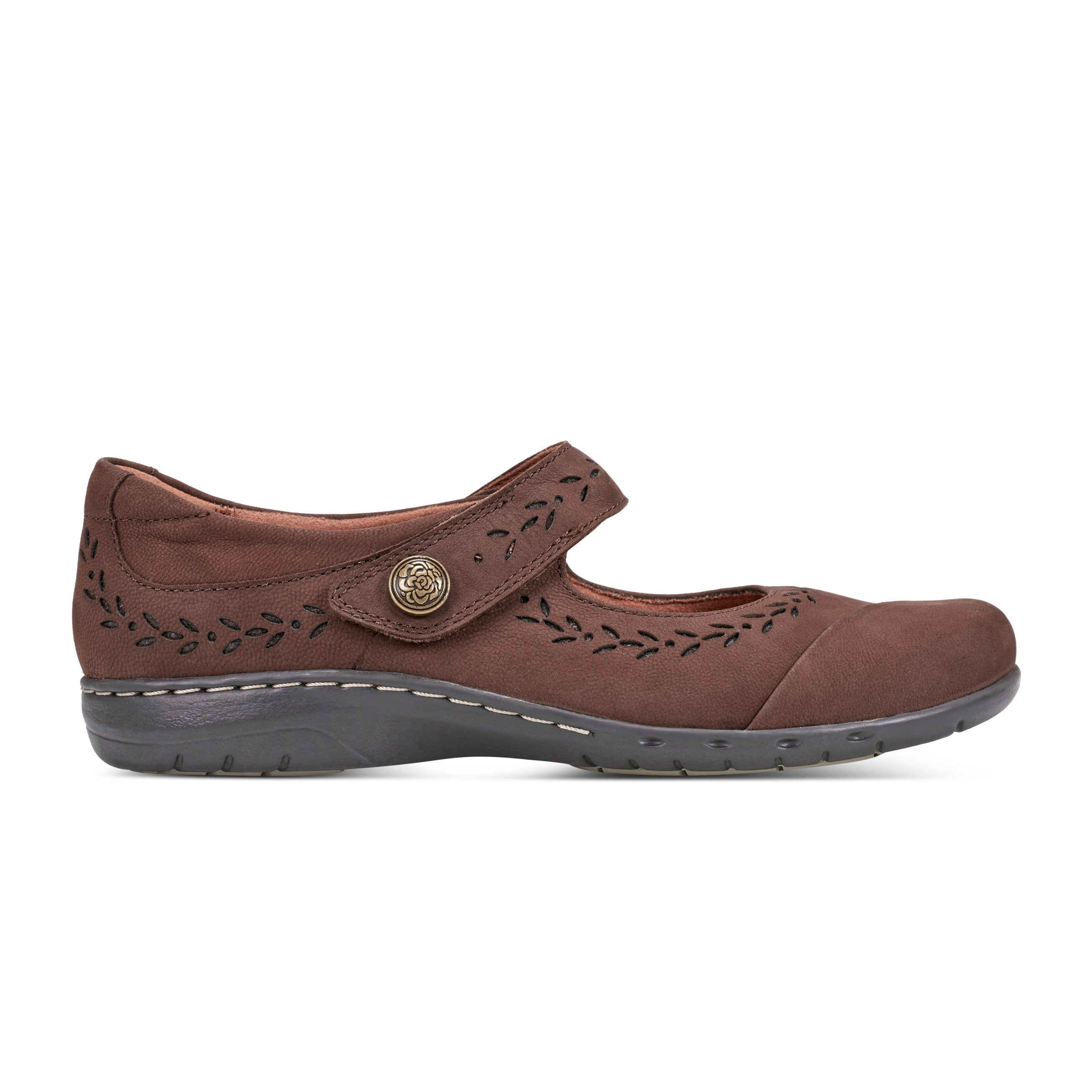 Women's Perry Casual Mary Jane Ballet Flats - Comfortable Slip-On Shoes for Work, Walking & Everyday Wear
