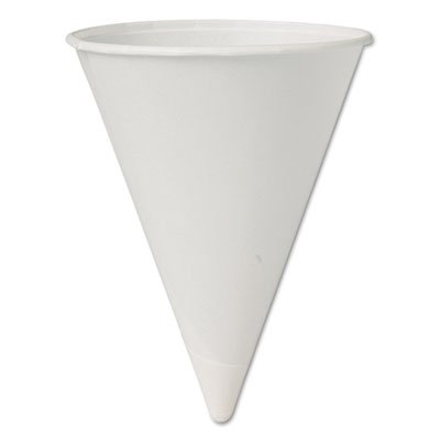 SOLO Eco-Friendly Disposable Paper Cone Water Cups - 4 oz, 100-Pack (SCC 4BR-BB) | Biodegradable Party Cups for Water, Juice & Beverages | Perfect for Parties, Picnics & Outdoor Events