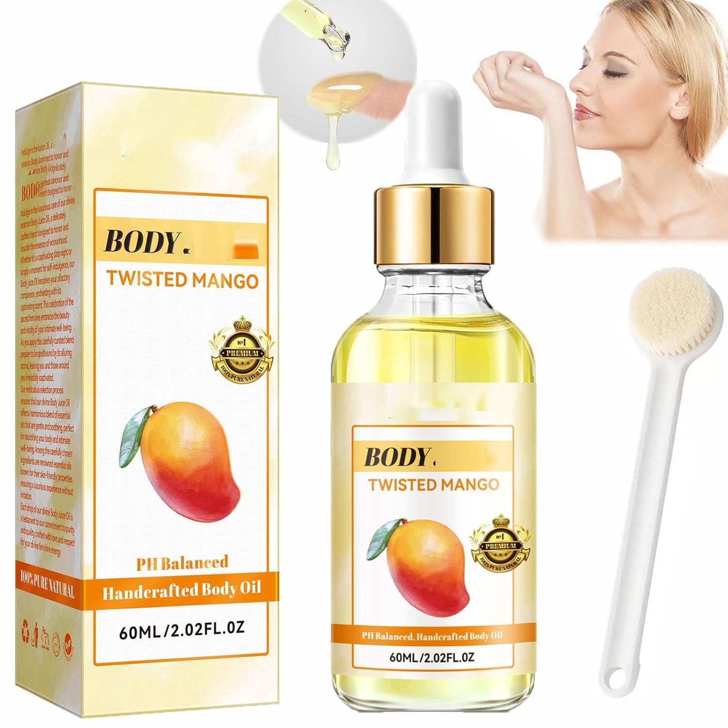 Organic Coconut Cream Pie Body Oil for Massage & Skin Care | Hydrating Essential Oil with Vanilla Scent | Plant-Based Moisturizer for Dry Skin | Perfect for Spa Nights & Relaxation Therapy