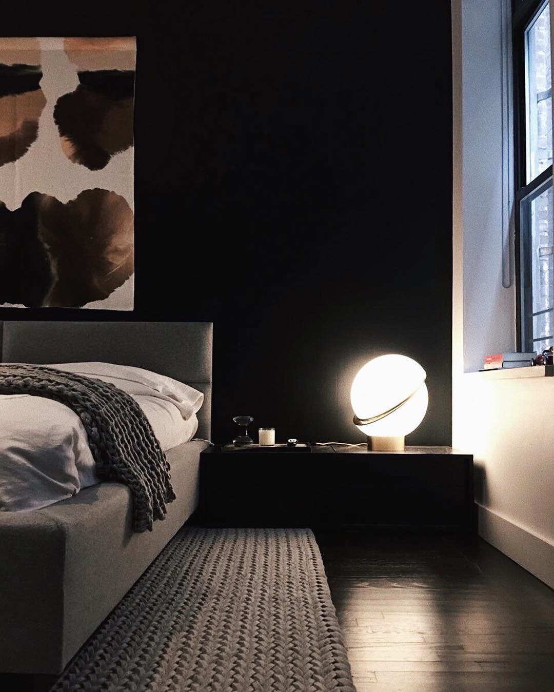 Modern Crescent Table Lamp - Adjustable LED Bedside Night Light for Bedroom, Living Room & Office - Warm White & Cool White Light Modes