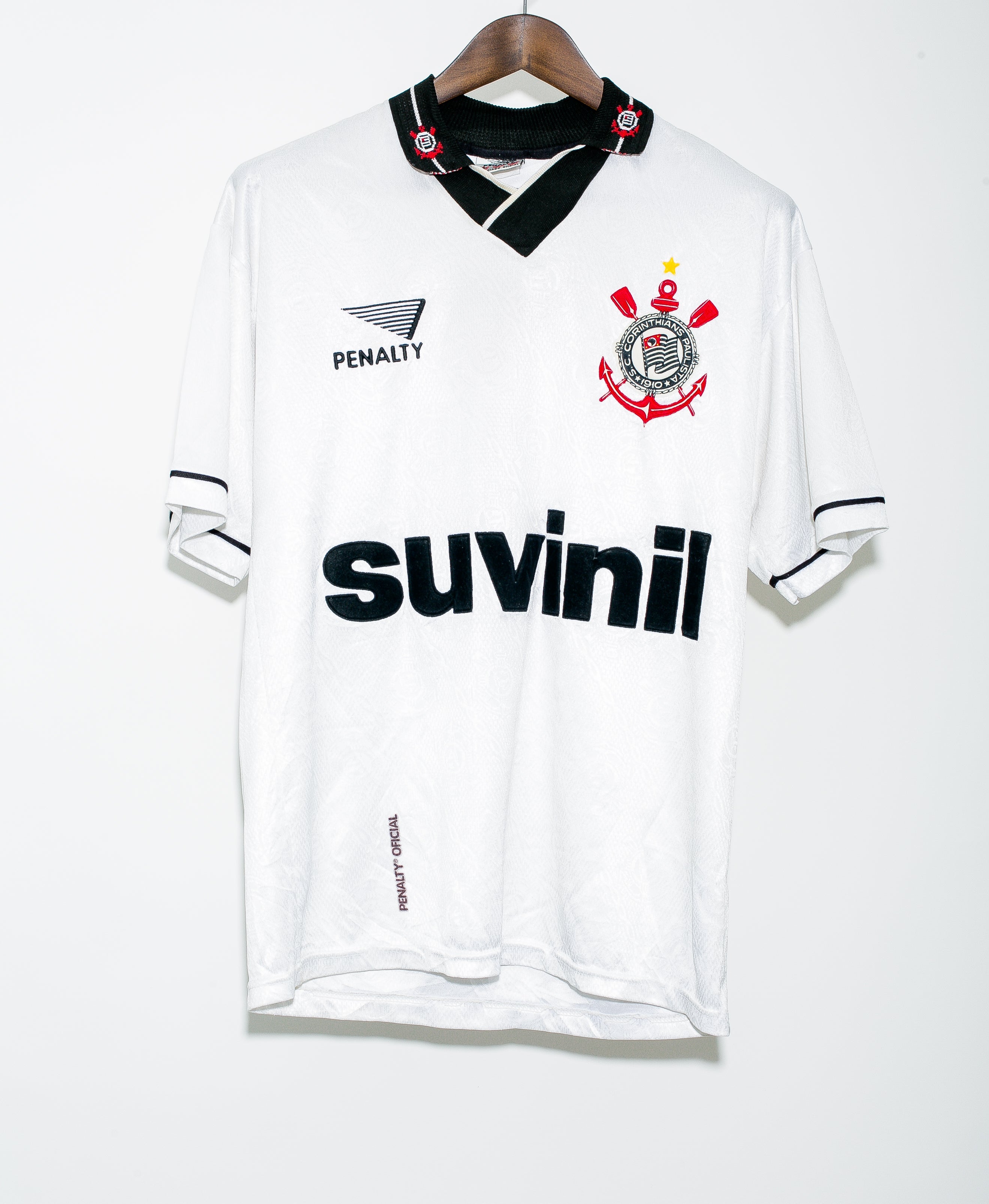 1996 Corinthians Home Jersey - Authentic Football Shirt (Size M) - Perfect for Matchdays, Training & Fan Collections