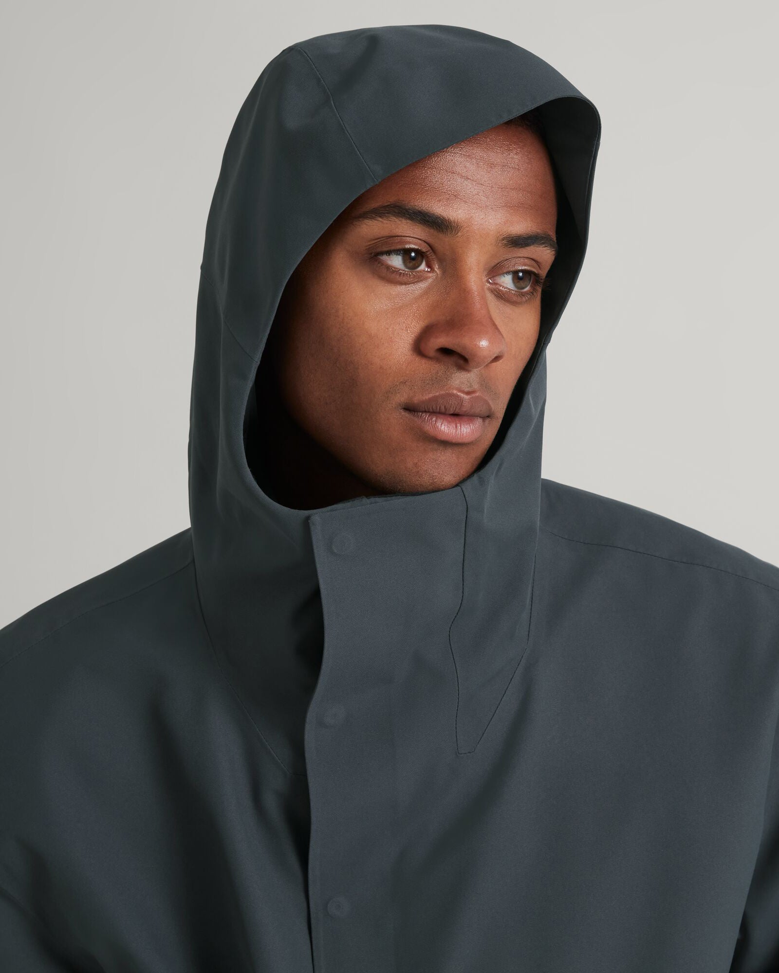 Amphi 2L Men's 3-in-1 Waterproof Parka Jacket - Graphite Color for Outdoor Hiking, Camping & Winter Activities