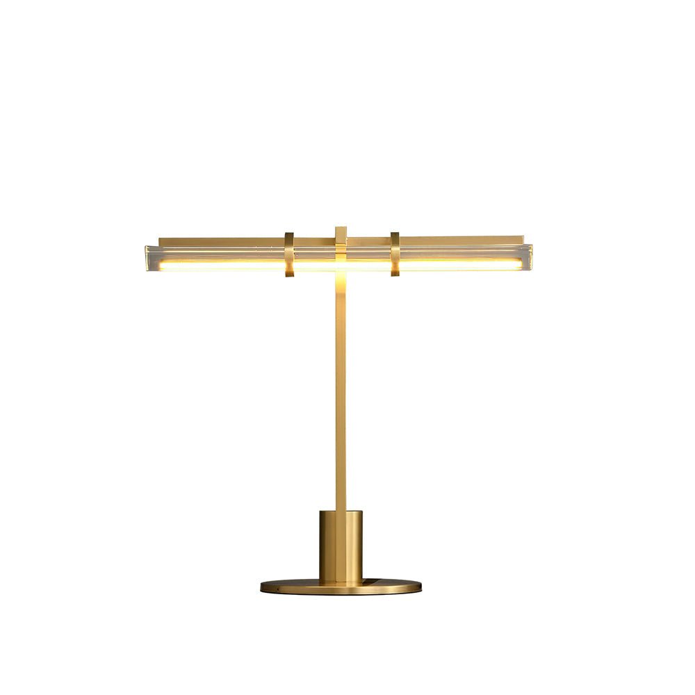 Modern Reed Table Lamp - Adjustable Brightness LED Desk Light for Home Office, Bedroom & Study - Perfect for Reading, Working & Nightstand Use