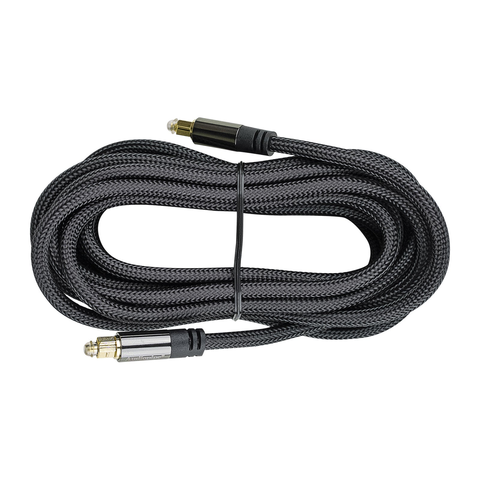 12Ft Digital Optical Audio Cable (Toslink) - High-Speed Fiber Optic Cable for Home Theater, Soundbar, PS5, Xbox, and TV - APTOS OF12 Model