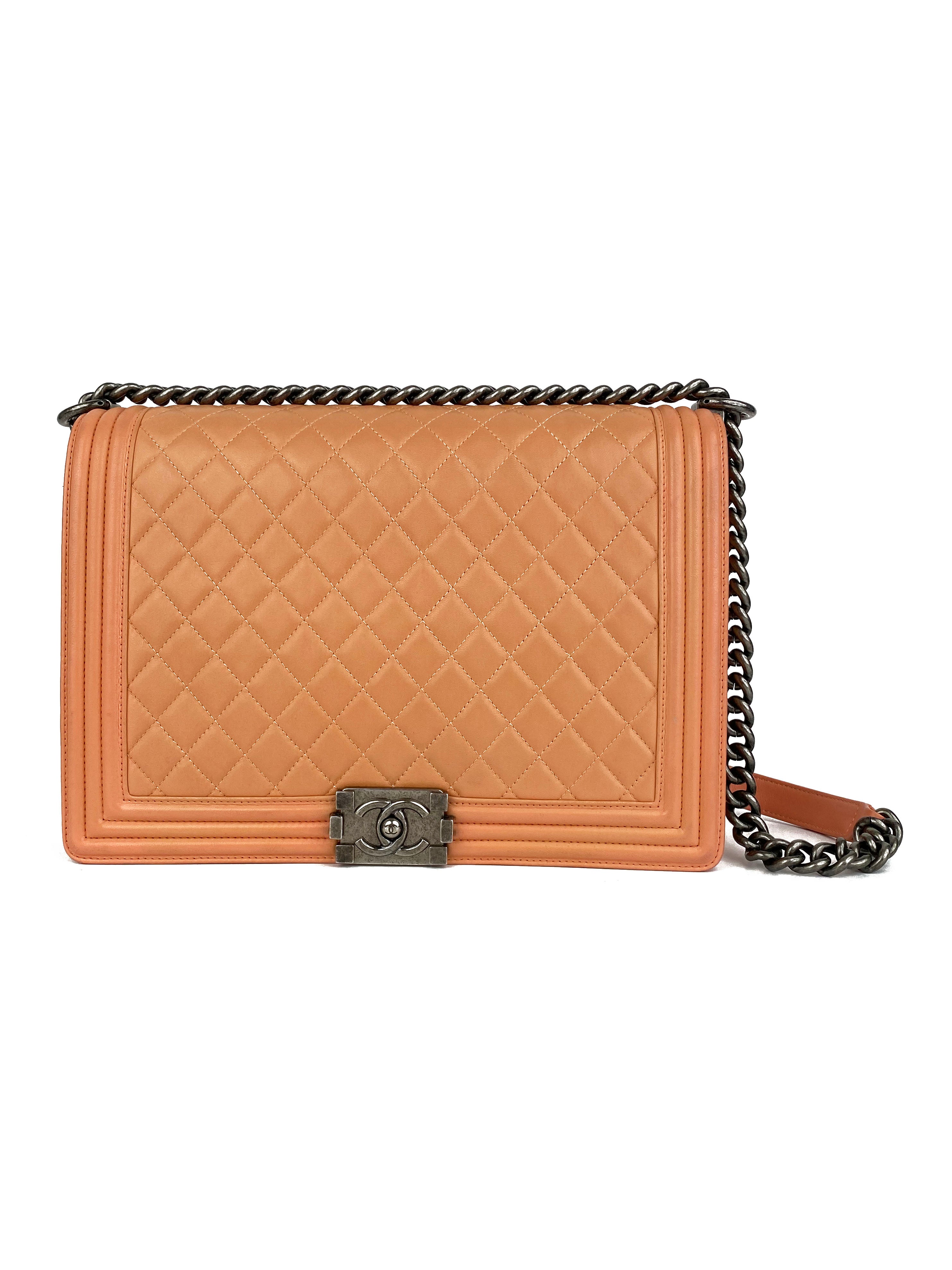 Chanel Jumbo Classic Flap Bag in Salmon Pink - Luxury Designer Handbag for Women, Perfect for Evening Events & Special Occasions